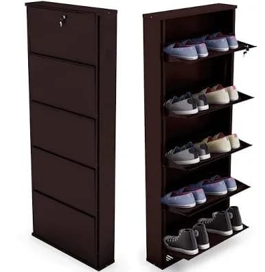 wall mounted shoe rack