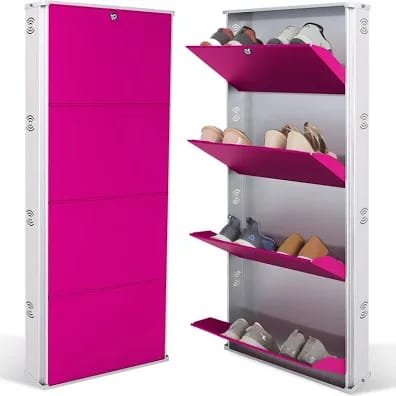 metal shoe rack